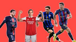 Khvicha Kvaratskhelia, Jakub Kiwior, Nicola Zalewski, Robert Lewandowski