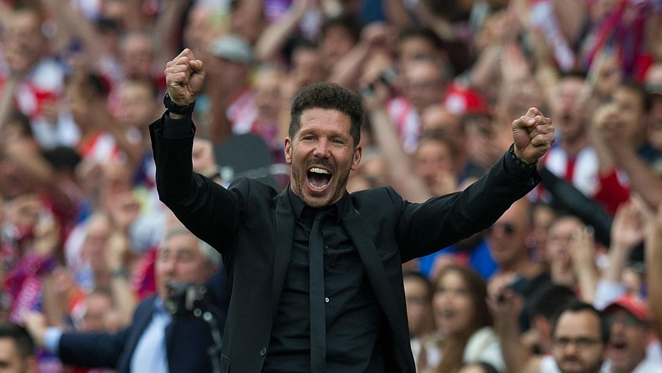Diego Simeone szczęsliwy