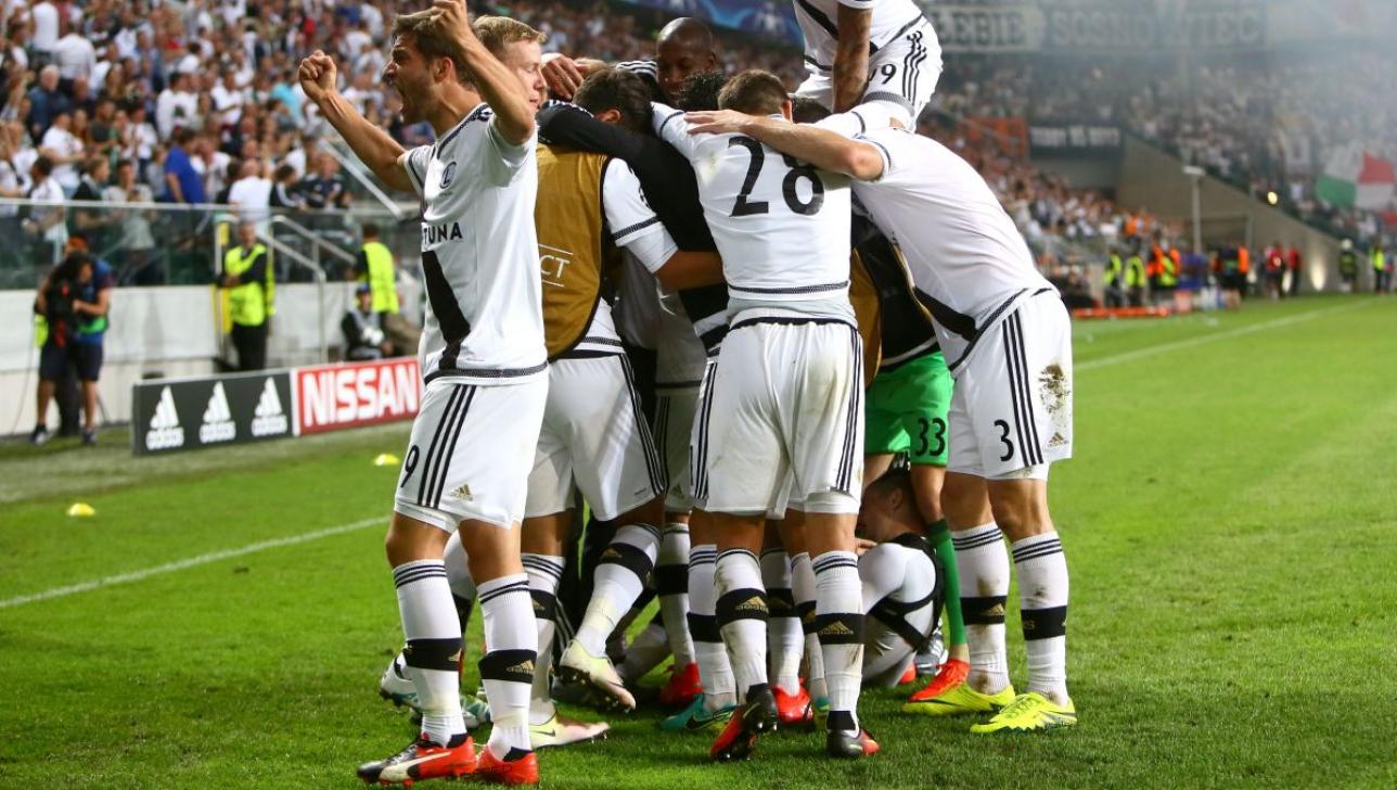 Radość Legii Warszawa