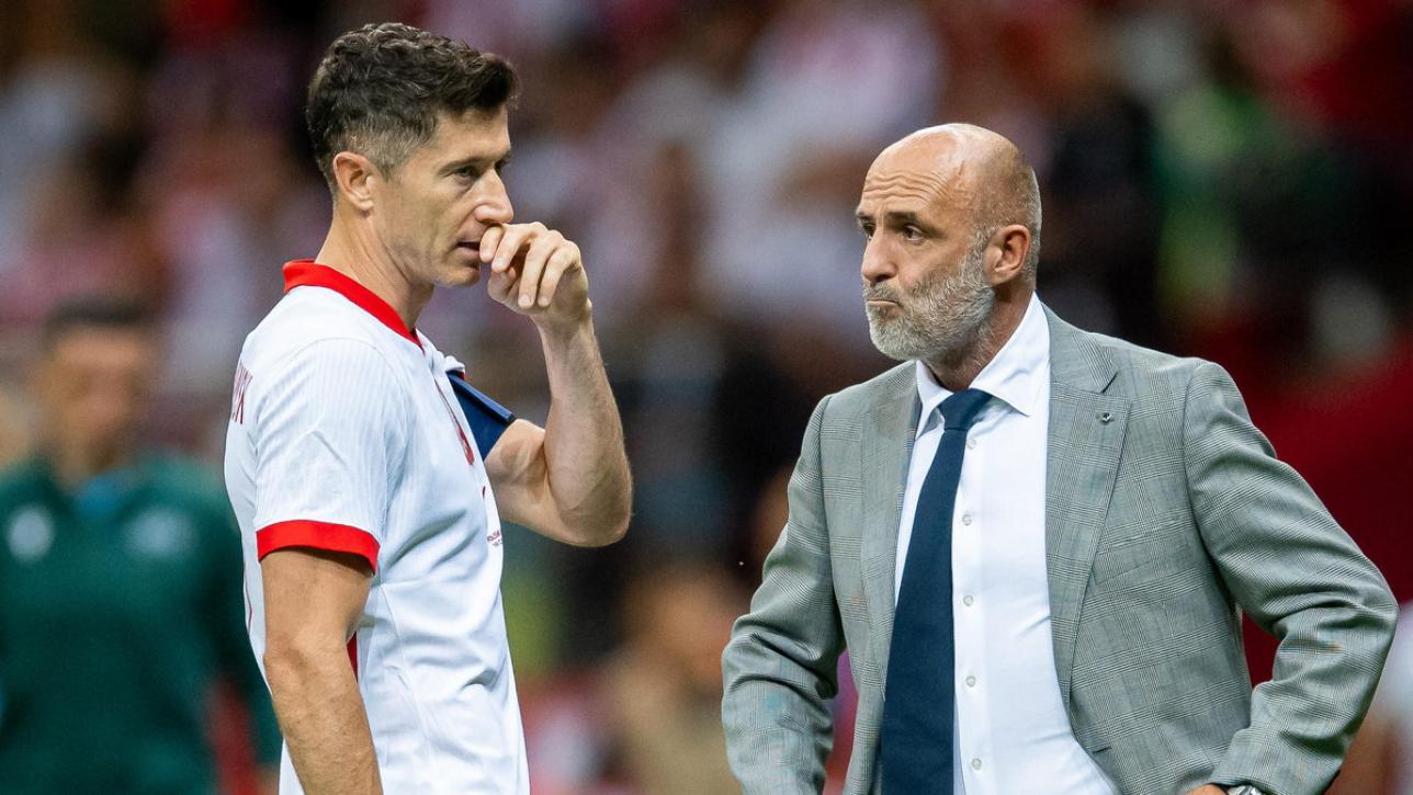 Robert Lewandowski i Michal Probierz